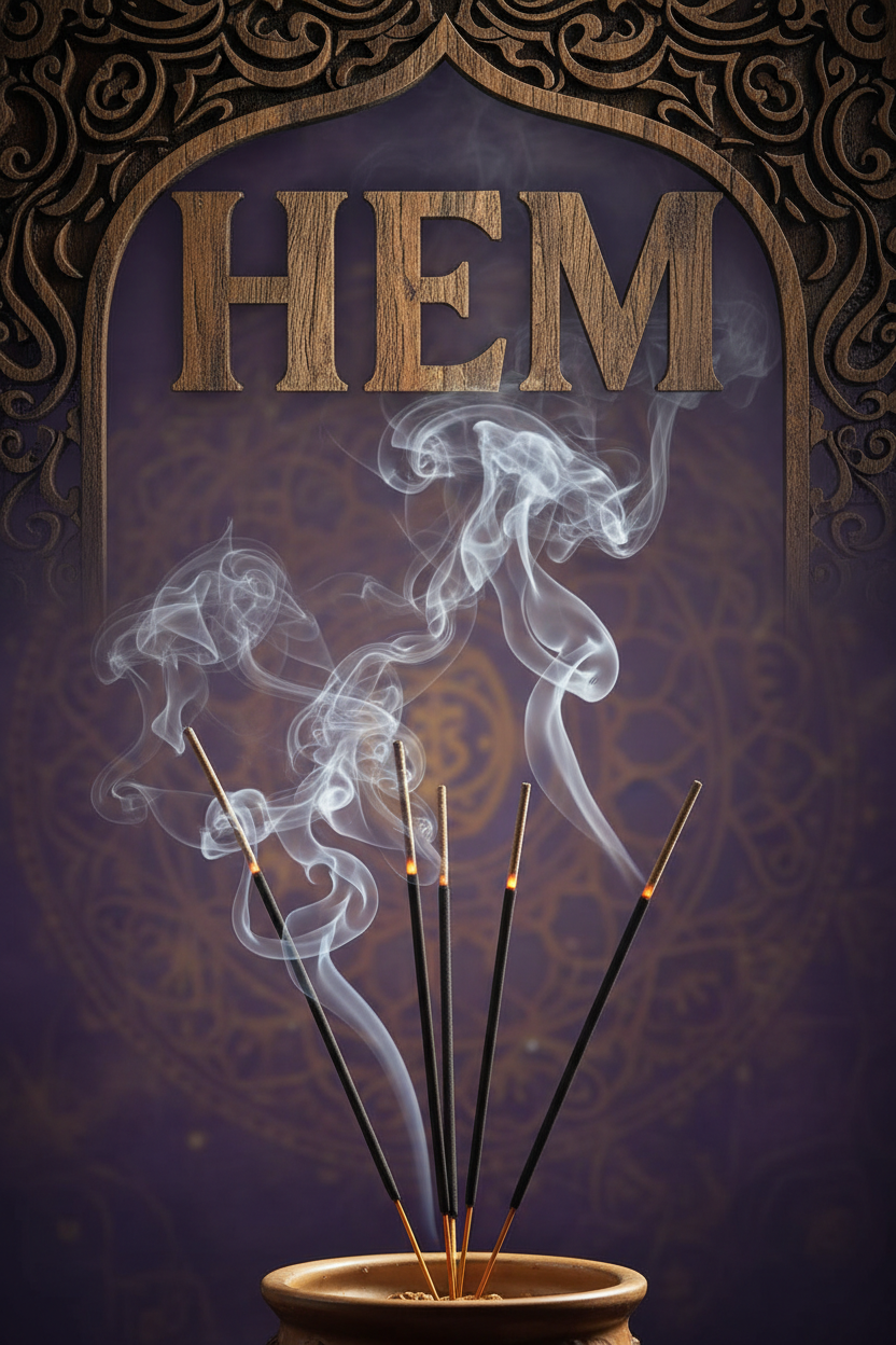 Hem Oodh Sandalwood Incense Stick | Single Stick | Aromatherapy & Meditation