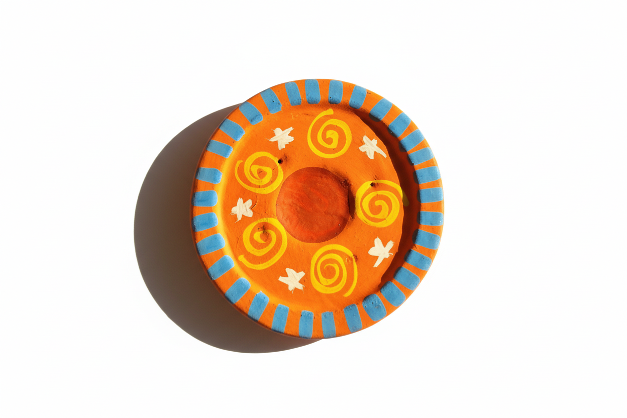 Orange Swirls Burner
