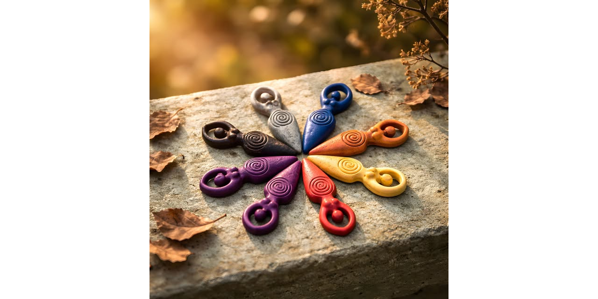 Polyresin Mini Goddess Pendant & Talisman – Assorted Colors