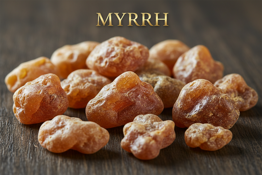 Vrinda Premium Resin Incense – Frankincense, Myrrh, Frankincense & Myrrh, Dragon's Blood | 100% Natural | 50gm