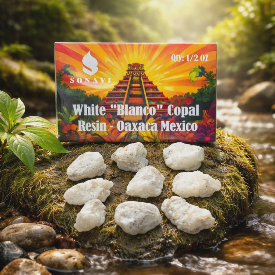 White Blanco Copal Resin - 1/2 oz Oaxaca Mexico