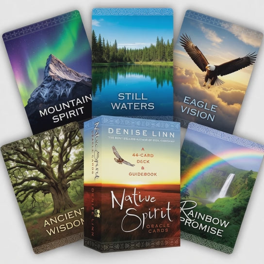 Native Spirit Oracle Card Deck & Guidebook | 44-Card Deck by Denise Linn Authentic