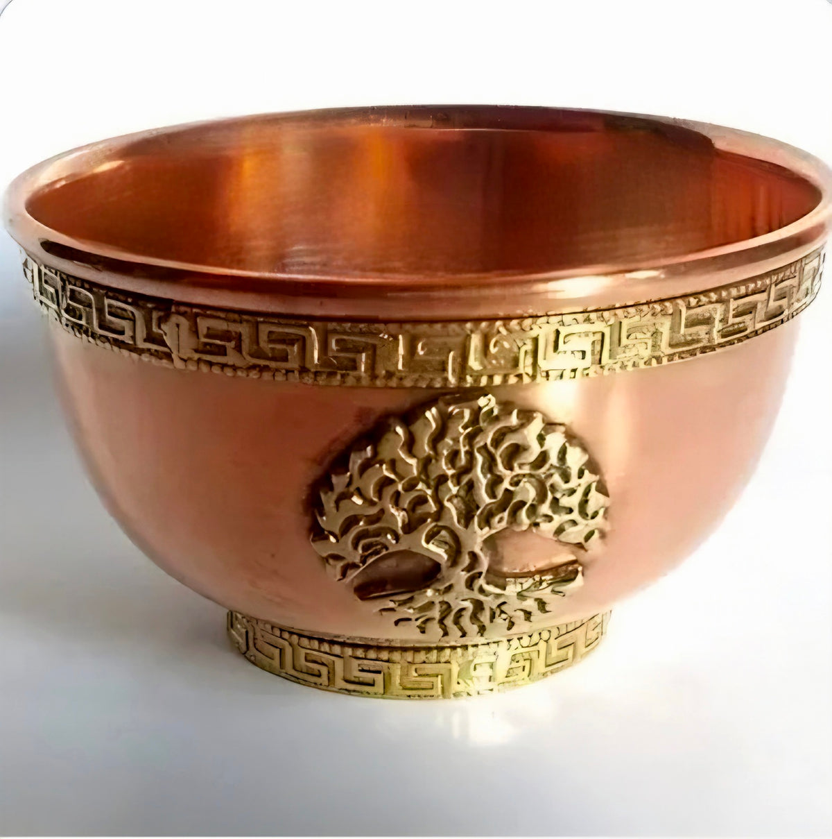 Copper Offering Bowl or Smudge Pot - Tree of Life