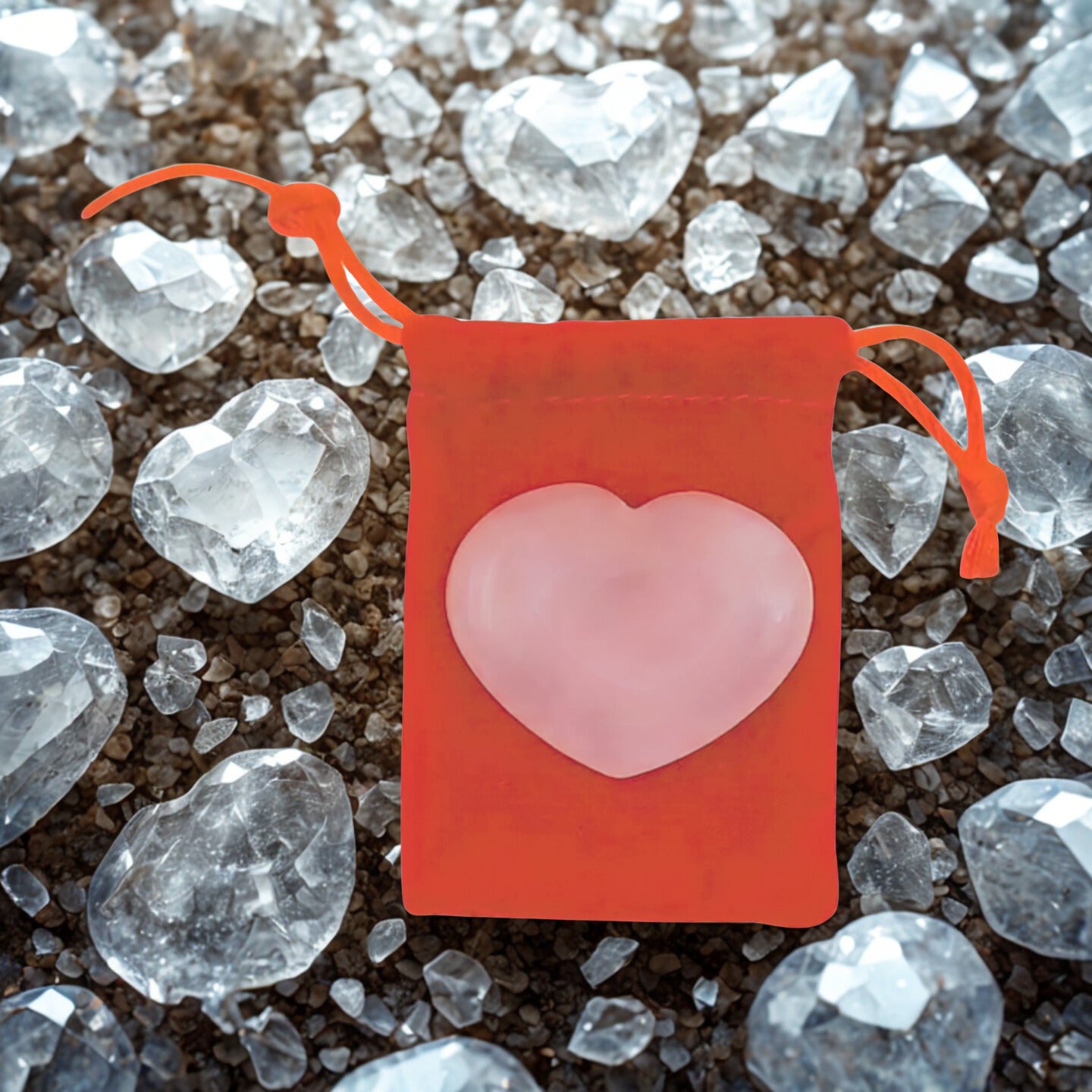 45 mm Rose Quartz Crystals Valentine's Day Crystals Gifts for Her Women Large Heart Stone Healing Natural Reiki Gemstone  Meditation