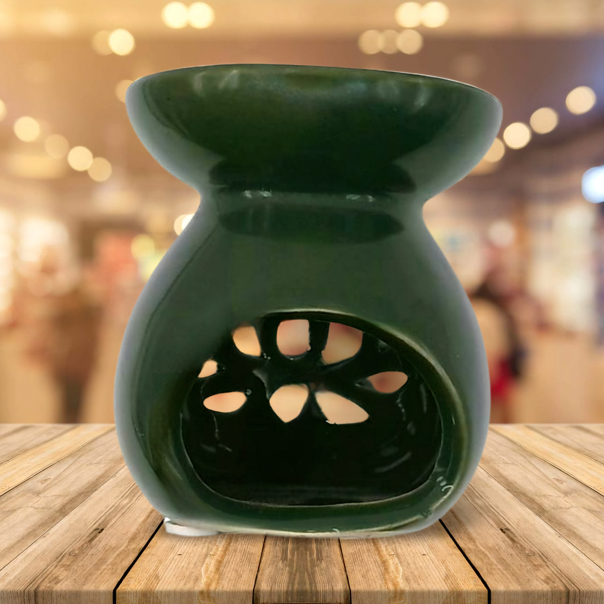 Zen Lotus Ceramic Wax Melt Burner - 3" Tealight Warmer