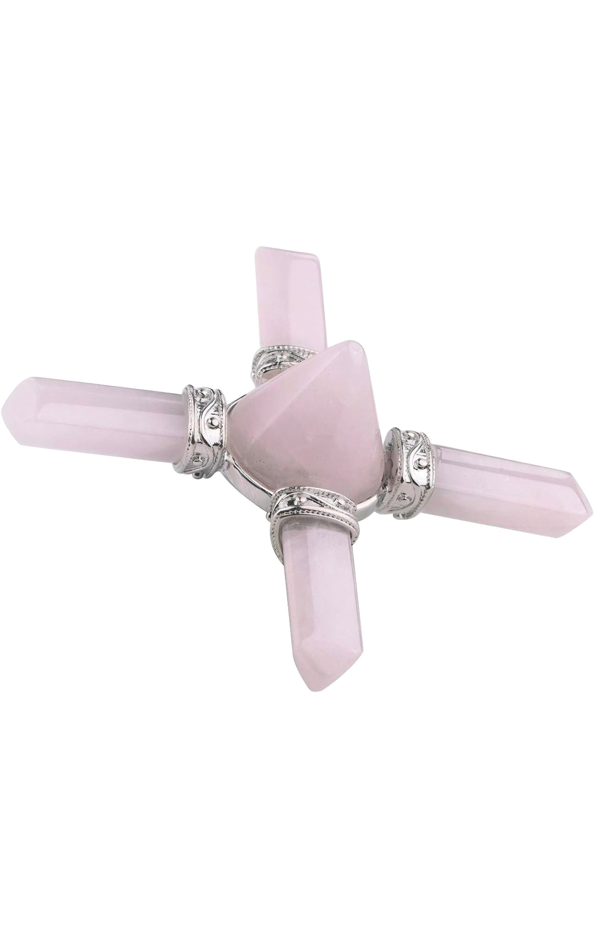 Rose Quartz 4-Point Crystal Energy Generator