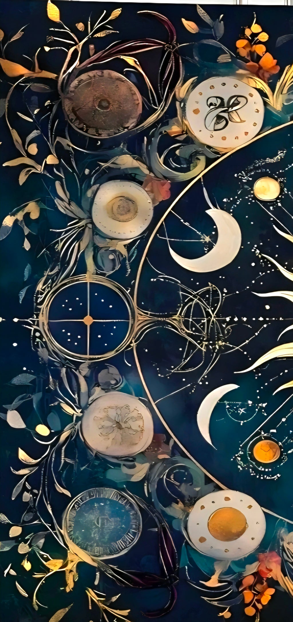 Sun Bohemian Mandala Tapestry Wall Hanging - Hippie Indian Style Boho Decor (59 x 51 Inch)