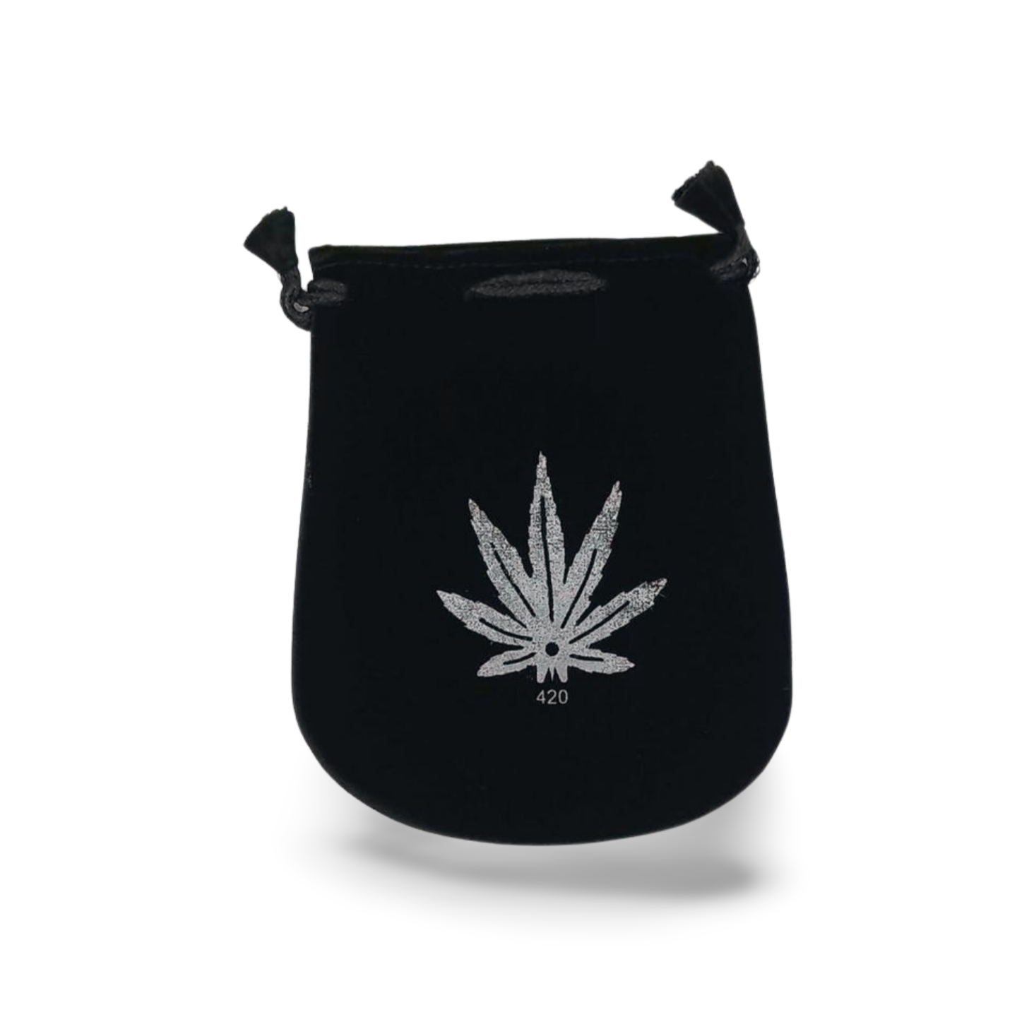 Luxurious Black Velvet Drawstring Tarot Pouch - 5" x 5"