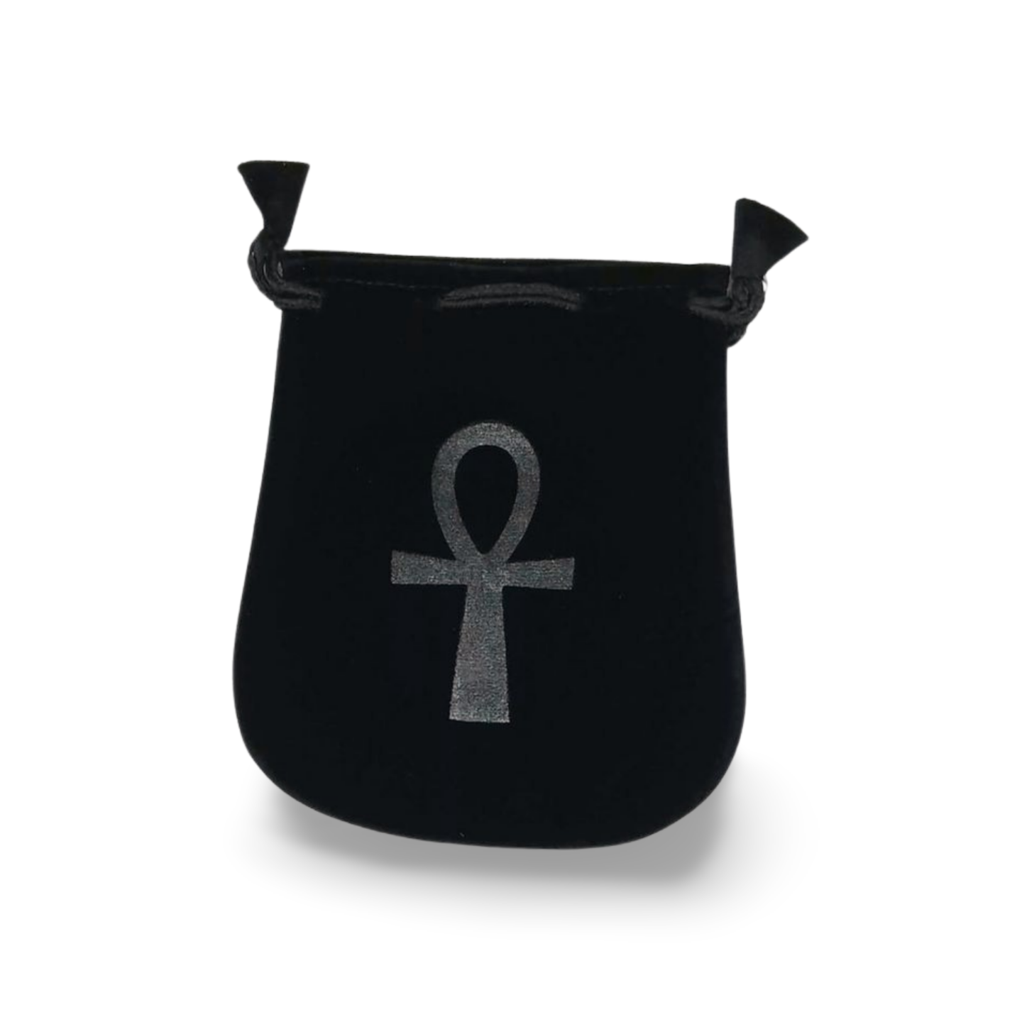 Luxurious Black Velvet Drawstring Tarot Pouch - 5" x 5"