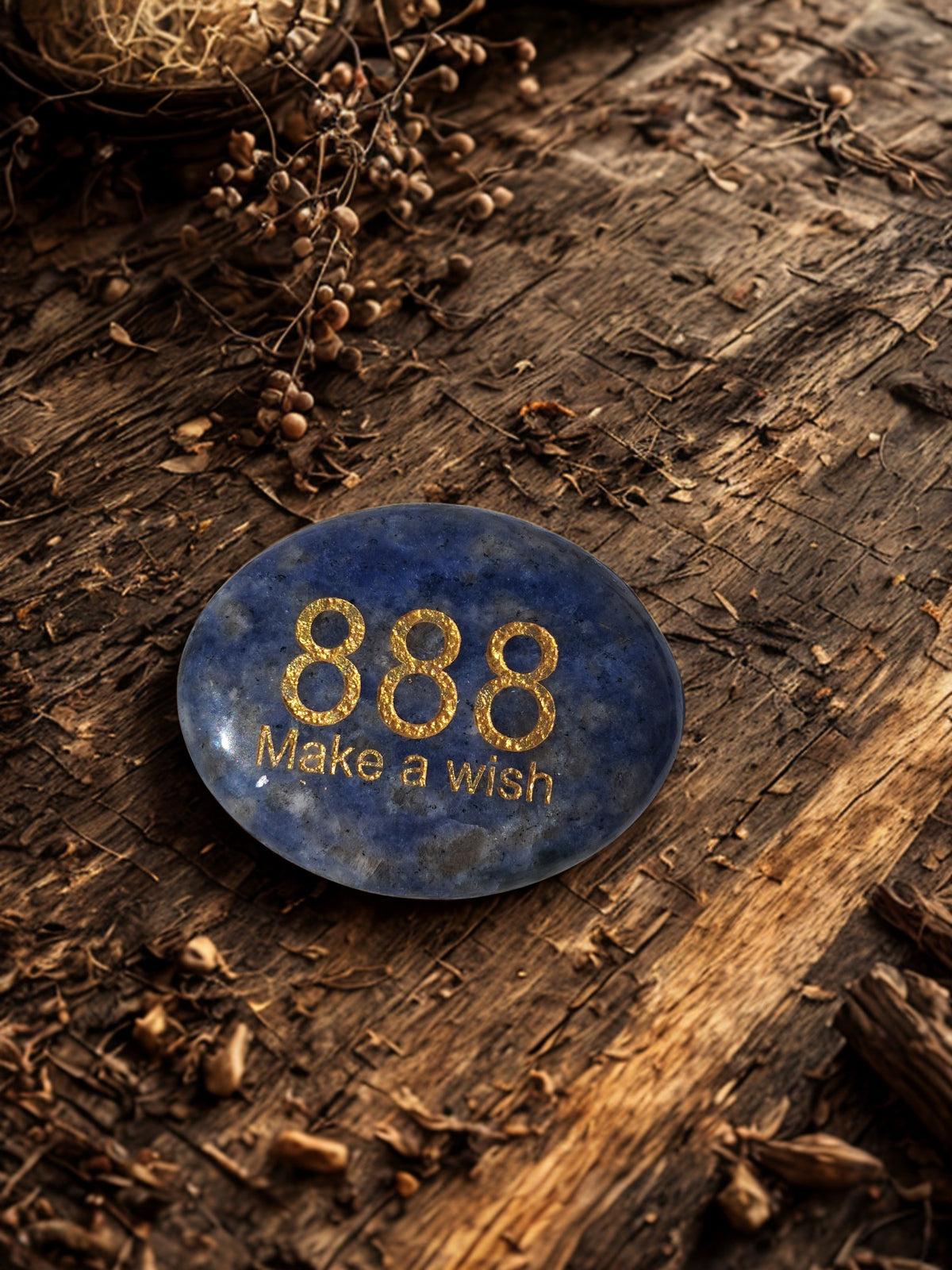 Angel Number Palm Stone | Engraved Healing Crystal | You Choose