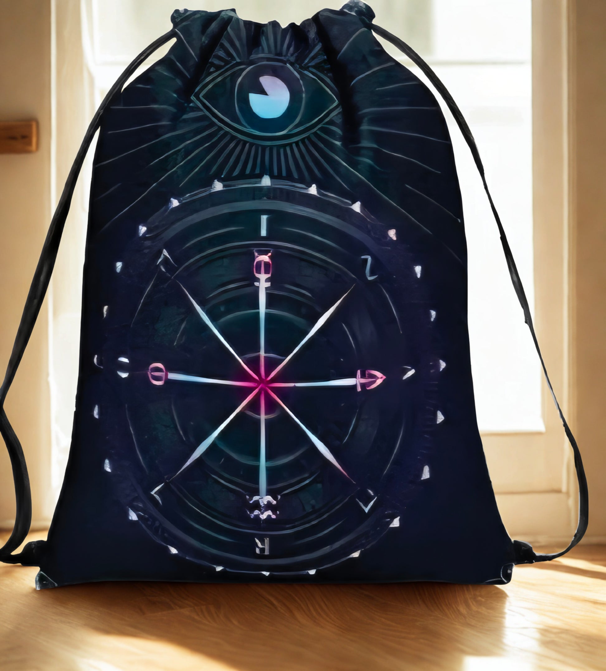 Velvet Tarot Drawstring Bag 7.1 x 5.9 inches