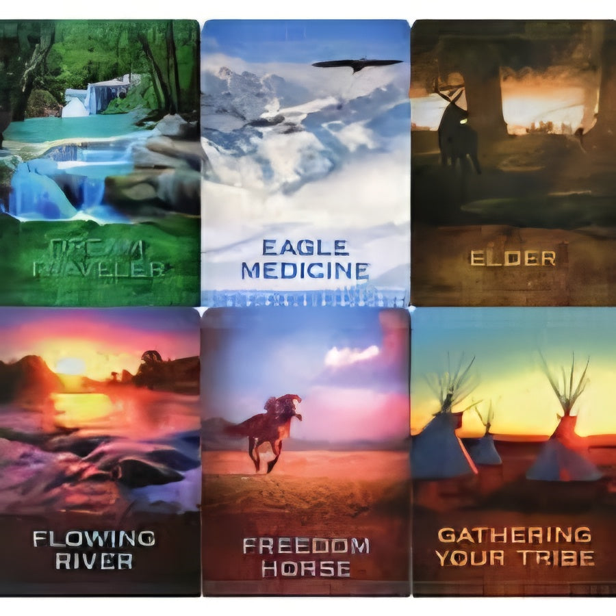 Native Spirit Oracle Card Deck & Guidebook | 44-Card Deck by Denise Linn Authentic