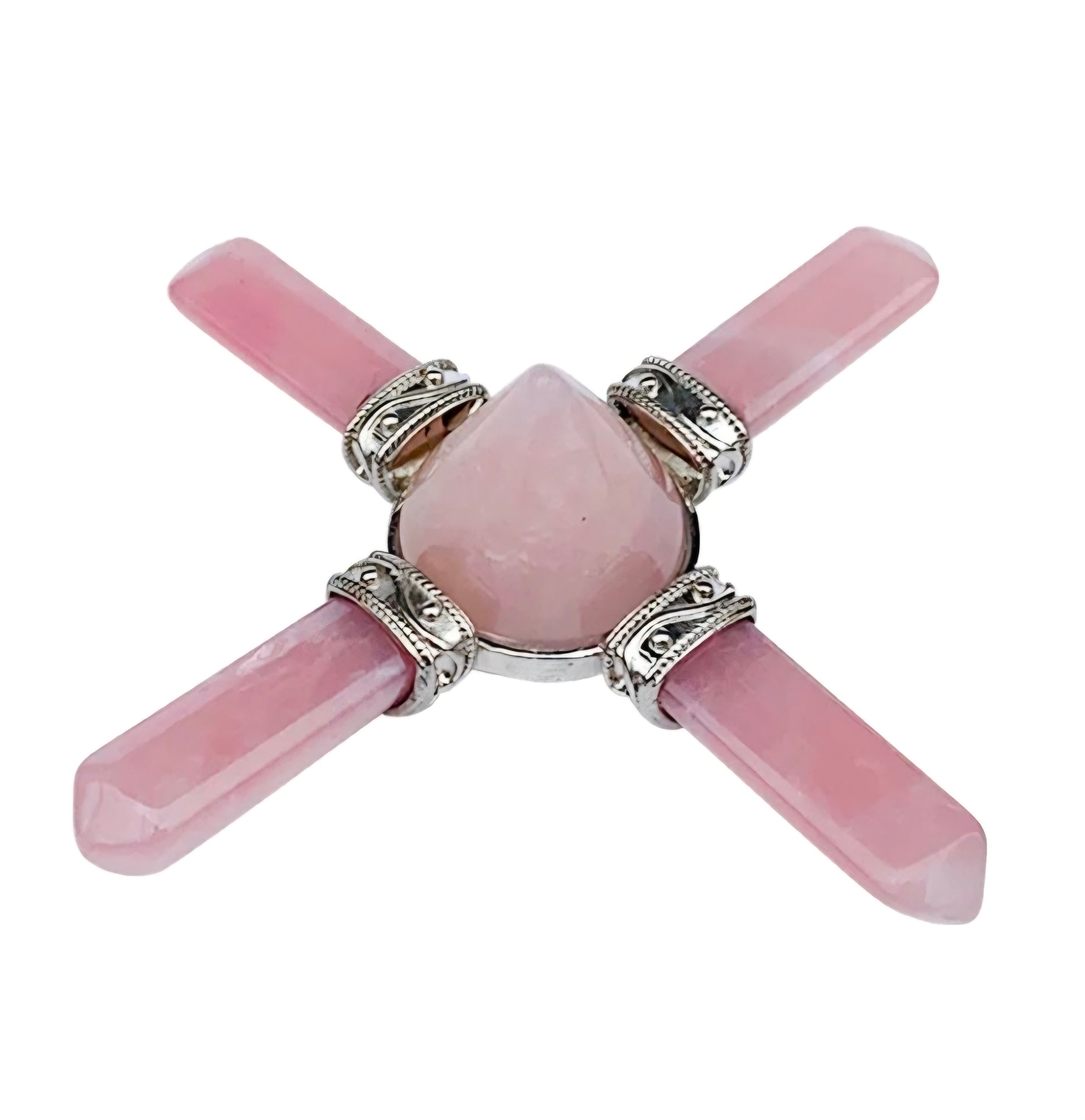 Rose Quartz 4-Point Crystal Energy Generator