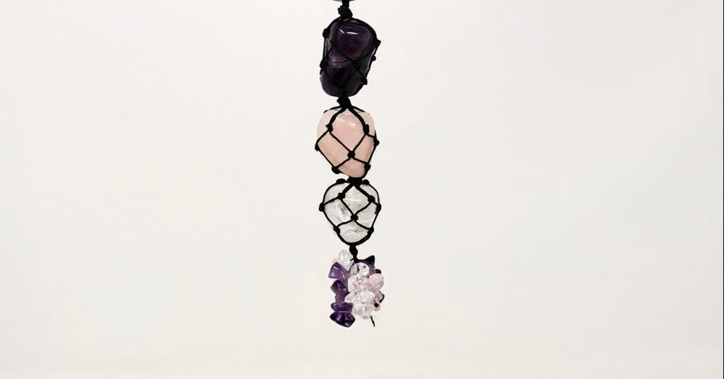 Chakra Gemstone Wall Hanging 11-12" - Tree of Life or Goddess Design