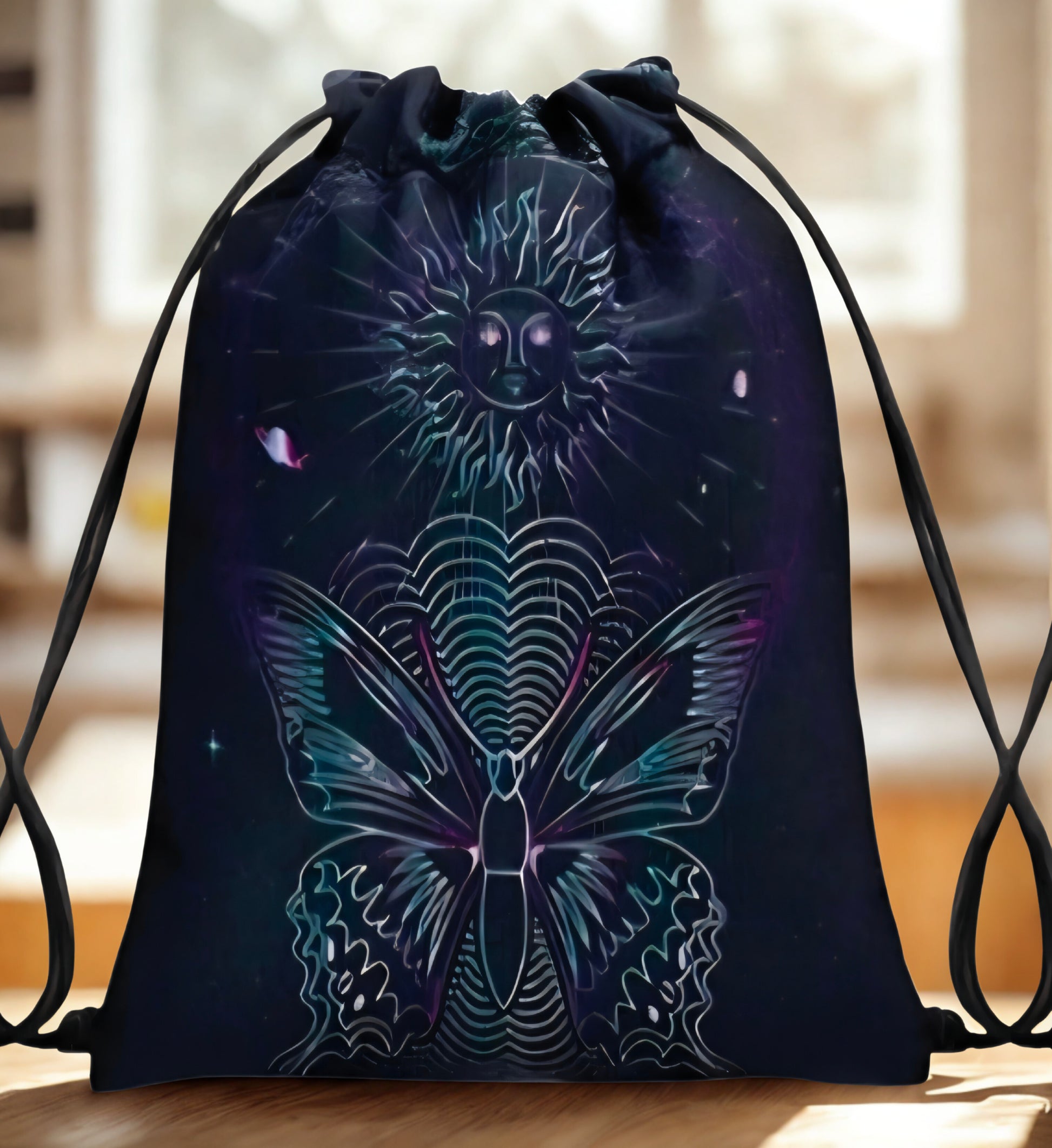 Velvet Tarot Drawstring Bag 7.1 x 5.9 inches