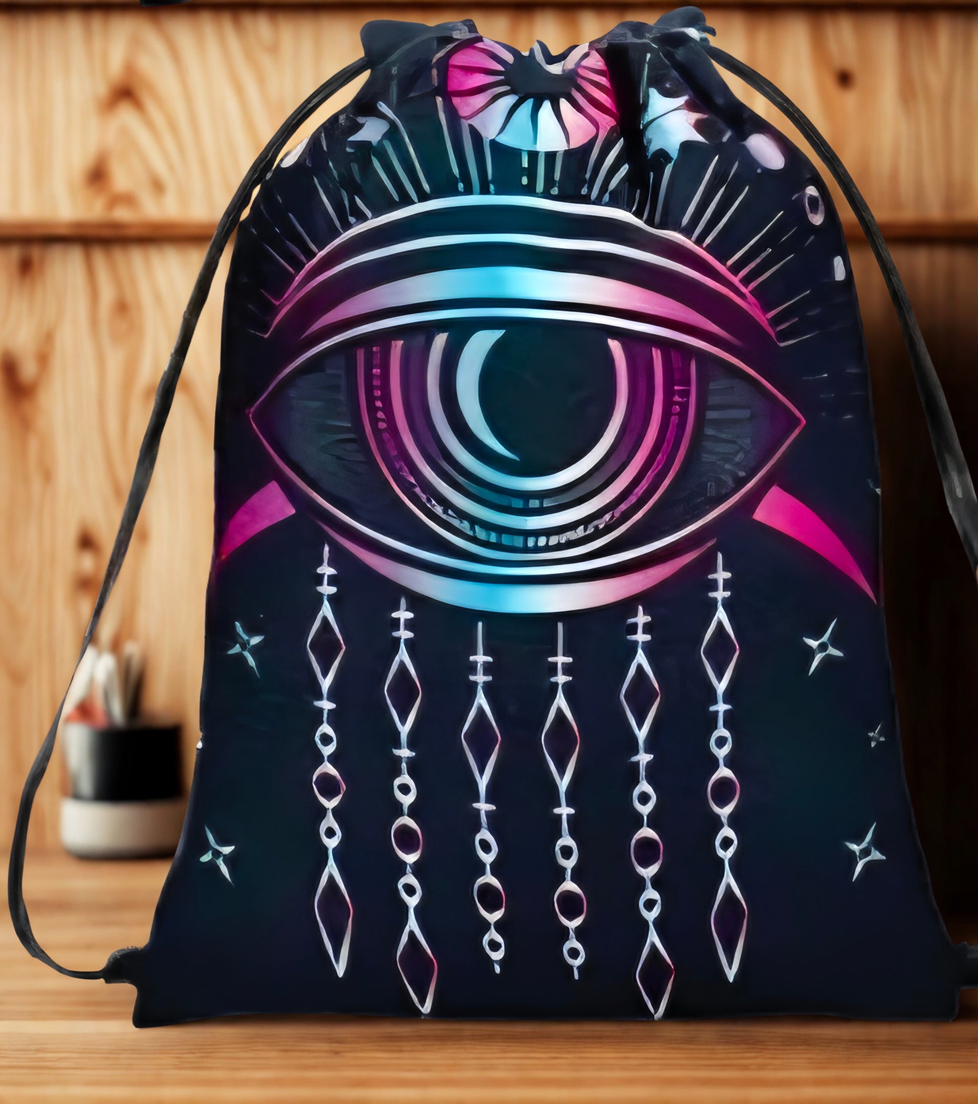 Velvet Tarot Drawstring Bag 7.1 x 5.9 inches
