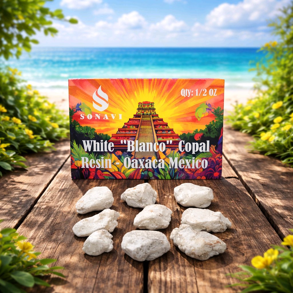 White Blanco Copal Resin - 1/2 oz Oaxaca Mexico
