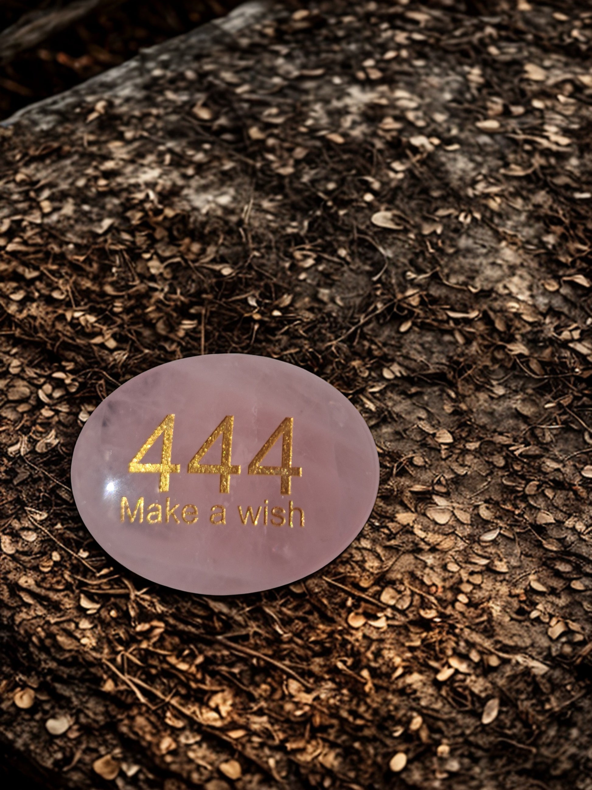Angel Number Palm Stone | Engraved Healing Crystal | You Choose