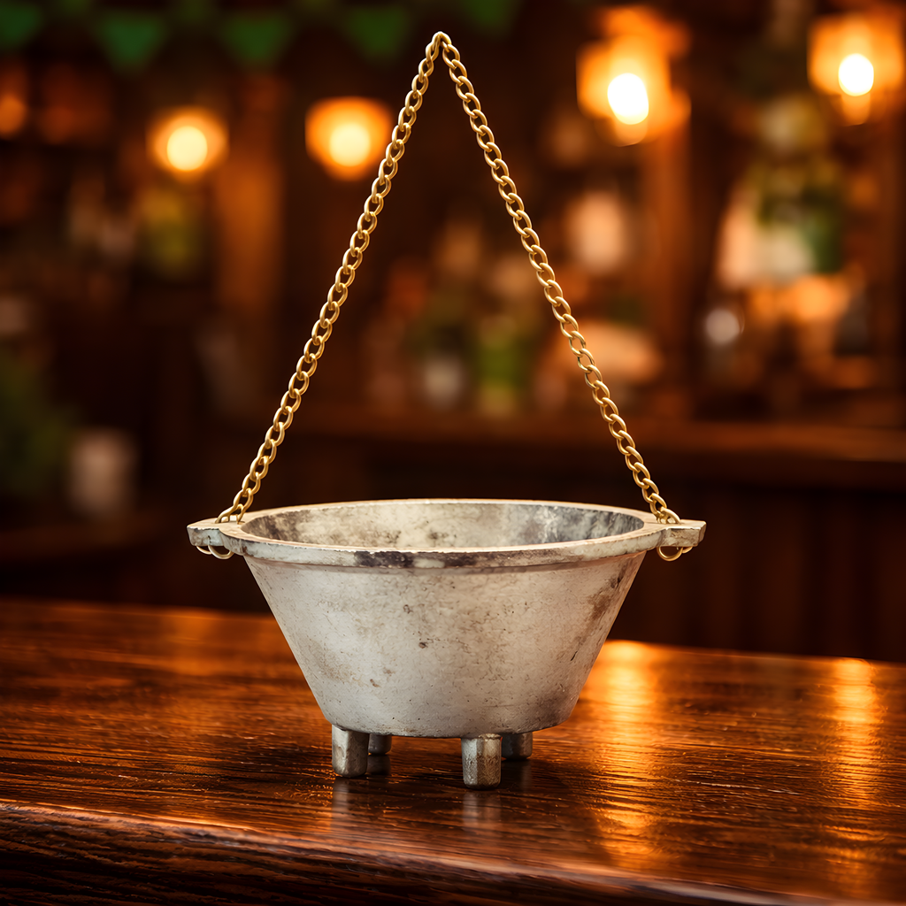 Aluminum Hanging Burner | Censer for Resin, Charcoal & Cone Incense | Ritual & Smudging Tool