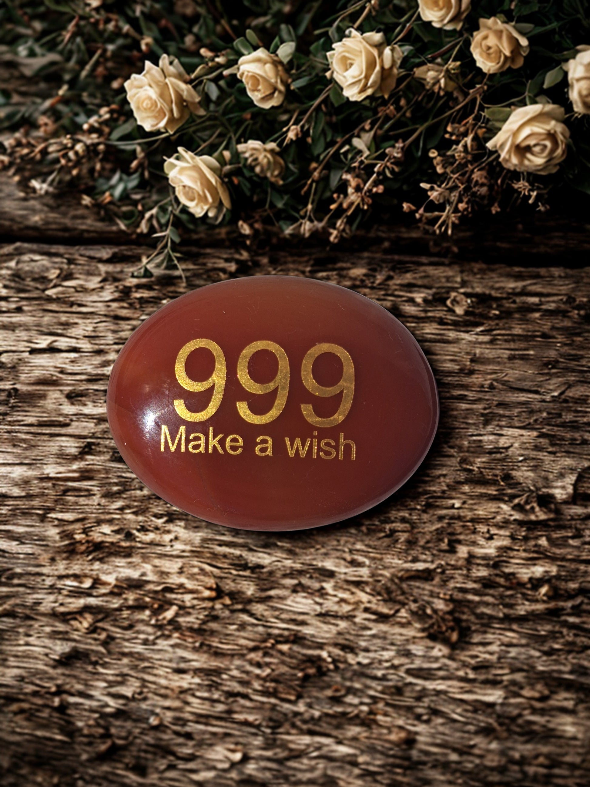 Angel Number Palm Stone | Engraved Healing Crystal | You Choose