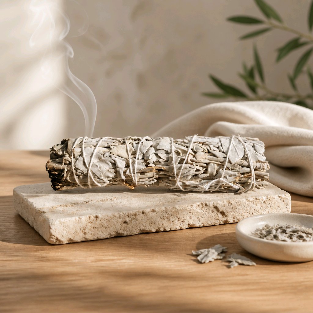 California White Sage Smudge Stick 7" | Sacred Cleansing Bundle