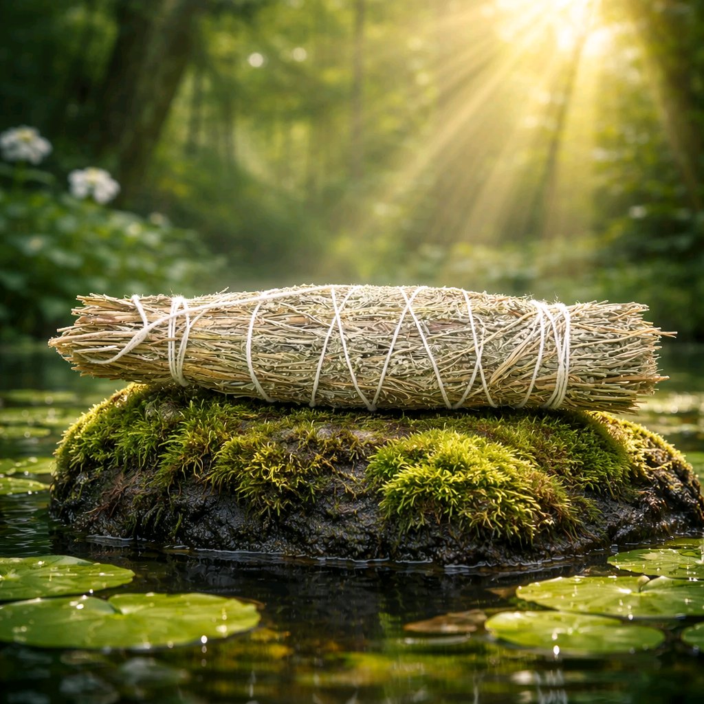 Prosperity Smudge Stick 8-9" - Pinon Pine & Mountain Sage Blend