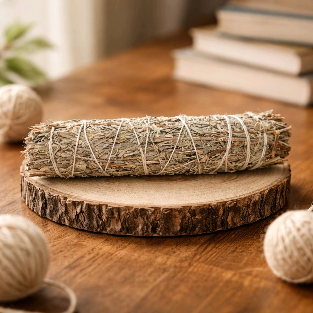 Healing Smudge Stick 8-9" - Mountain Sage Cedar Sage Copal Resin Blend