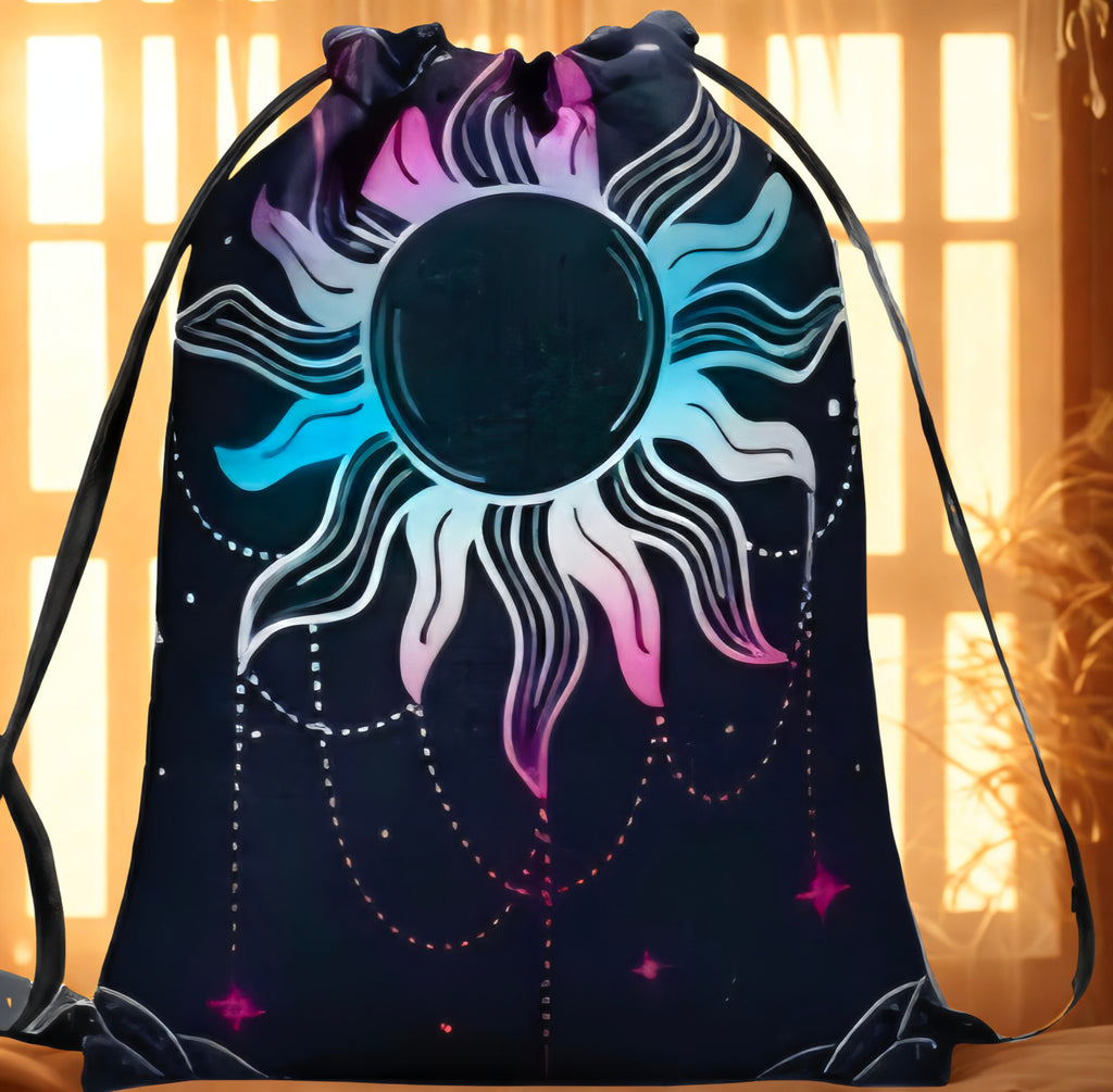 Velvet Tarot Drawstring Bag 7.1 x 5.9 inches