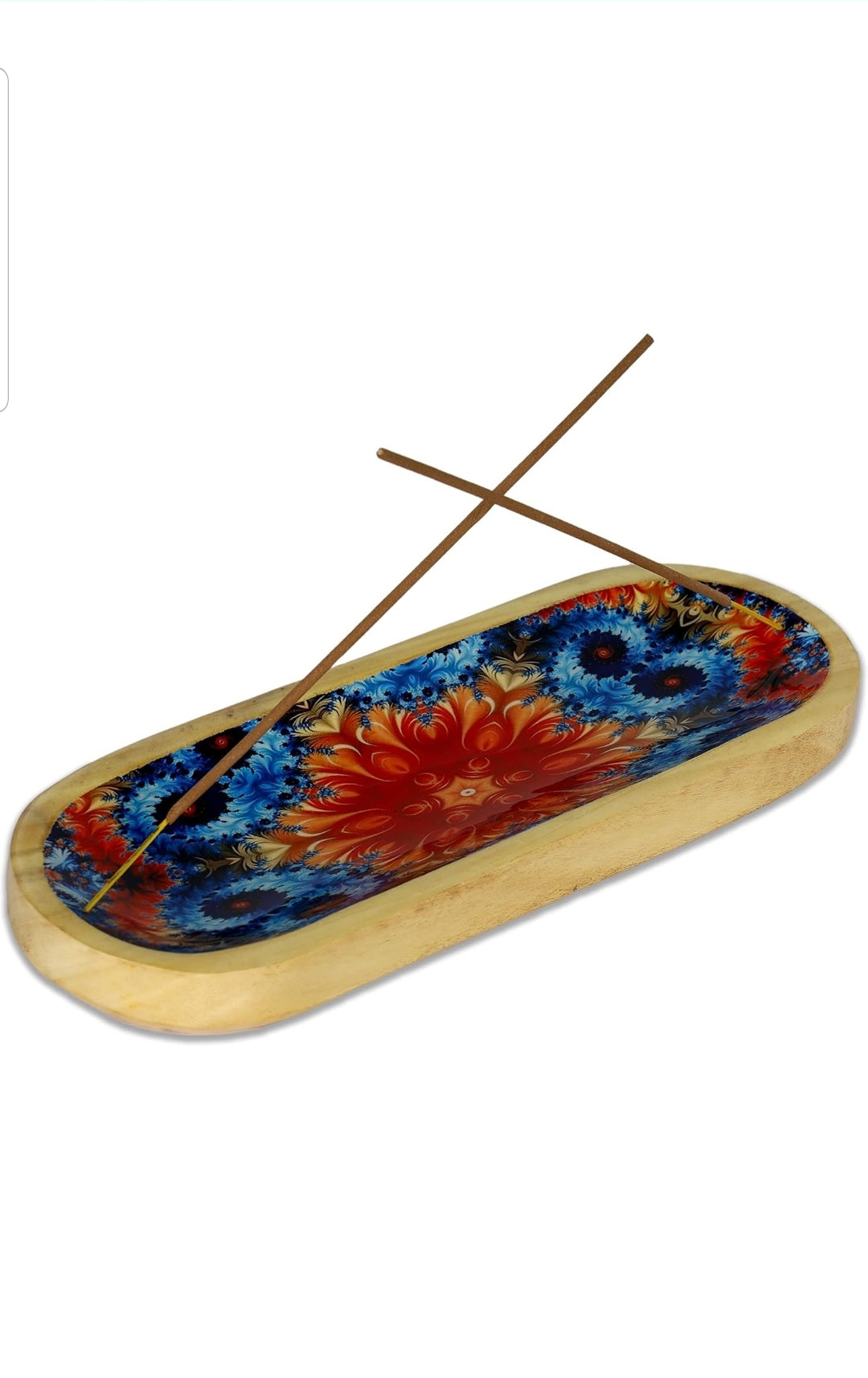 Sacred Smoke – Handcrafted Boho Incense Holder with Rustic Charm