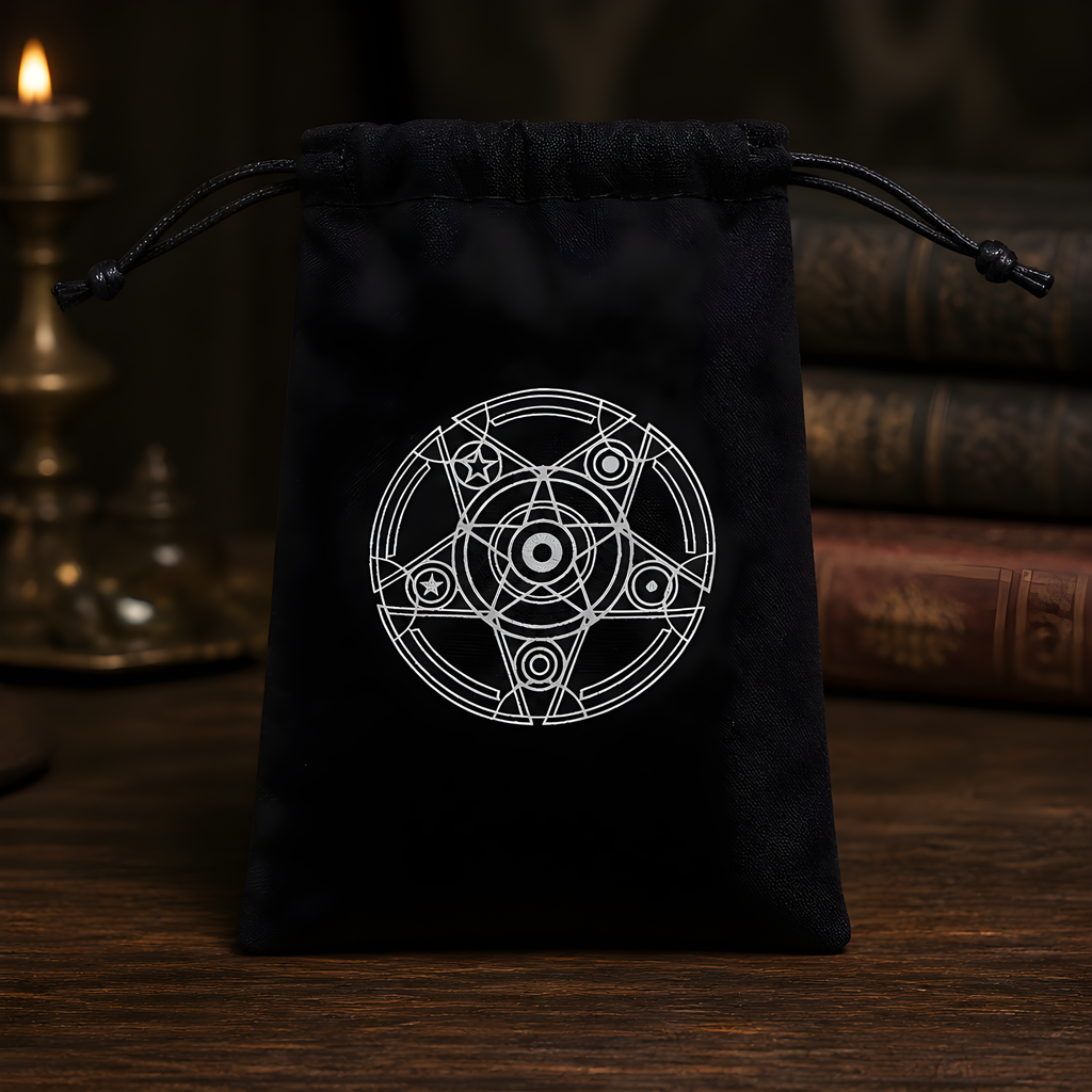 Mystical Symbol Velvet Pouch 5x5" - Choose Your Design