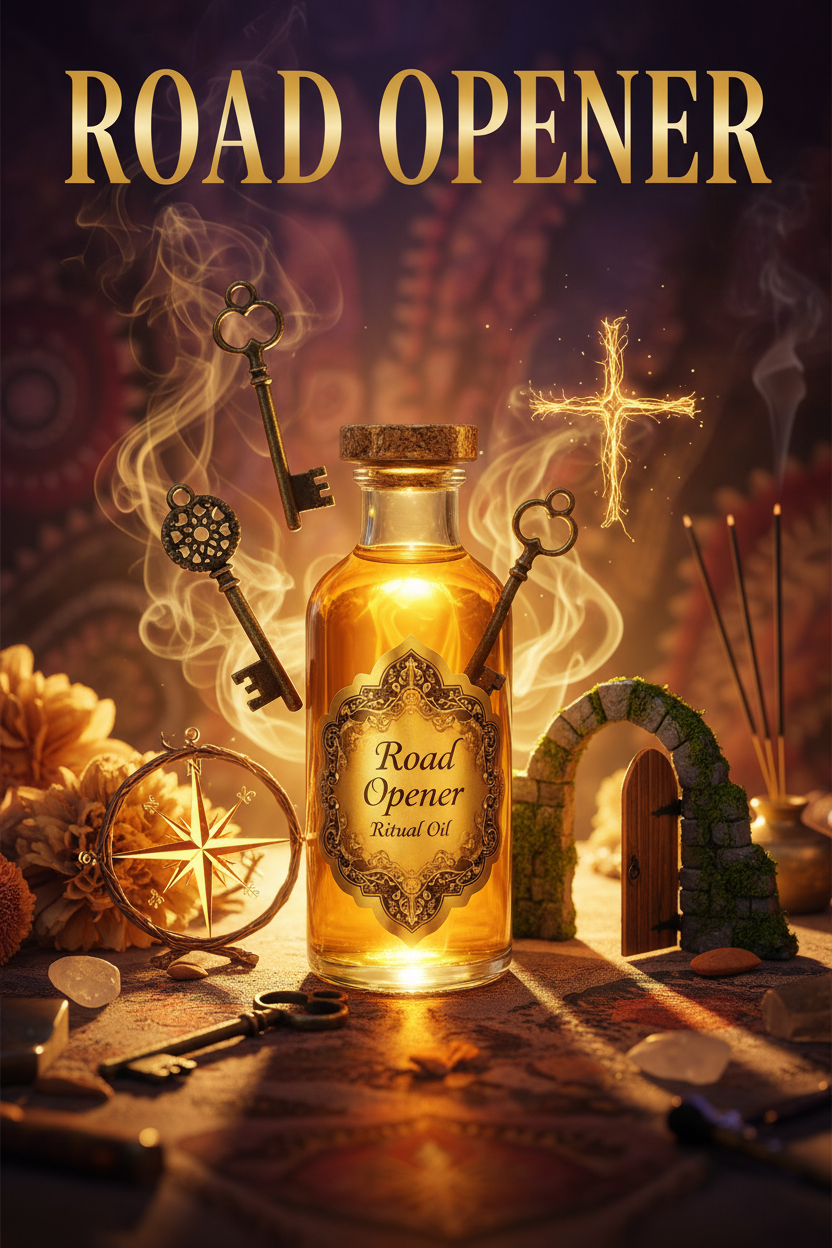 Road Opener | Abre Caminos Spiritual Scented Oil | 2 oz. | Remove Obstacles & Open New Paths