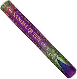 HEM Incense Sticks | Sandal Queen & Sandal King | 20 Sticks | Meditation & Purification | Handrolled in India