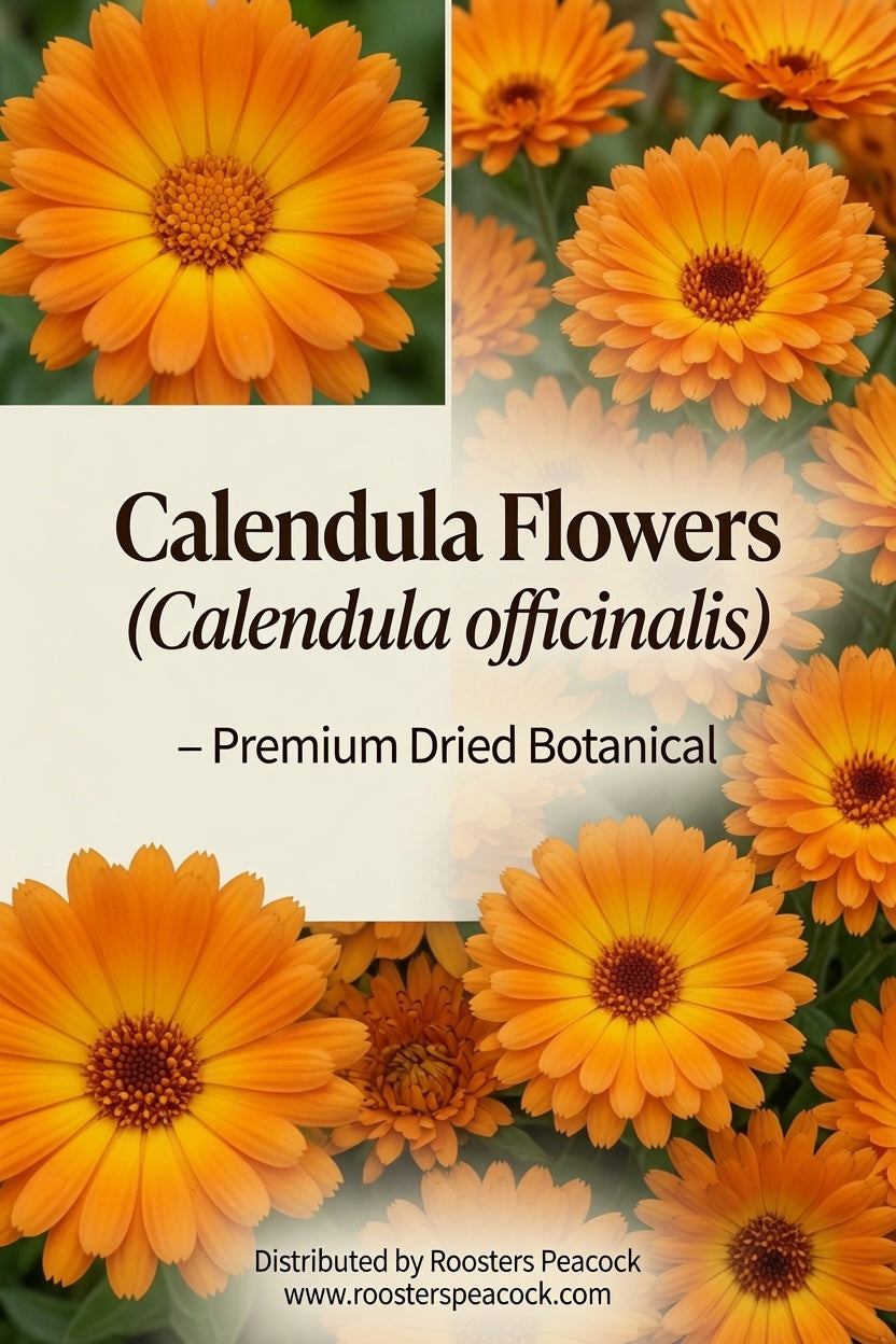 Calendula Flowers (Calendula officinalis) Organic – Premium Dried Botanical – U.S. Origin